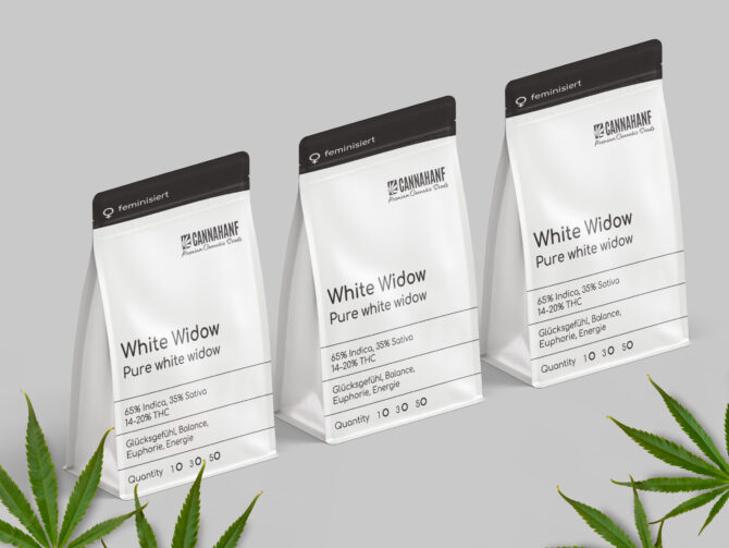 canabis plastic plant